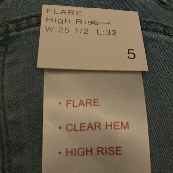 Flare high rise jeans - Picture 7 of 7